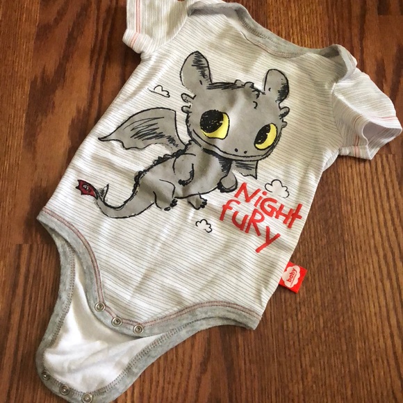 toothless baby onesie